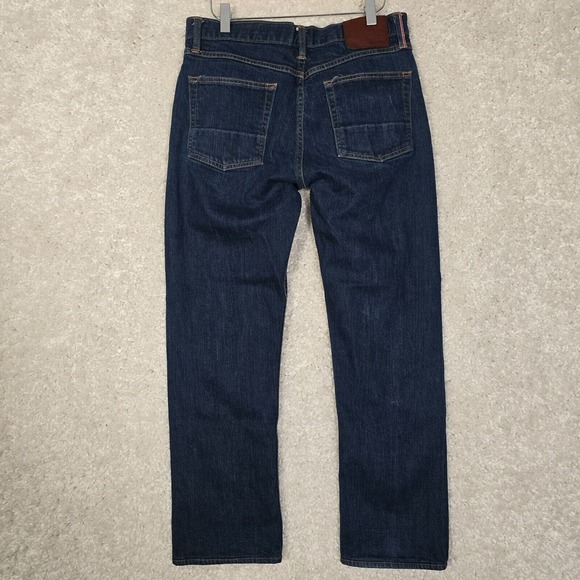Gustin Jeans Mens 33 (Fits 29x27)‎ Blue Straight Raw Selvedge Denim Minimalist - Picture 6 of 16